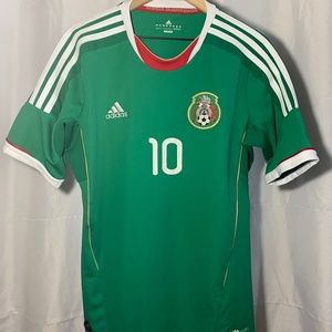 adidas Mexico futbol Jersey Small Green
